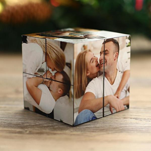 Photo Magique Rubic's Cube Personnalisé Cadeau Personnalisé Femme